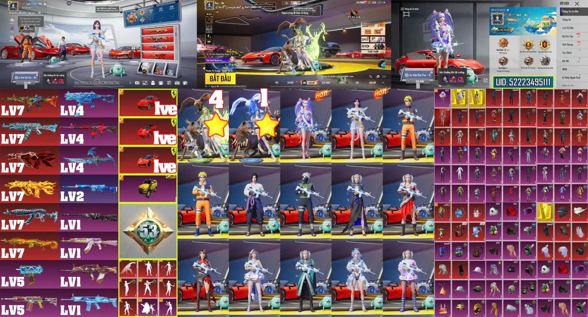 Acc PUBG Mobile mã 48847 - Trường Trần Shop