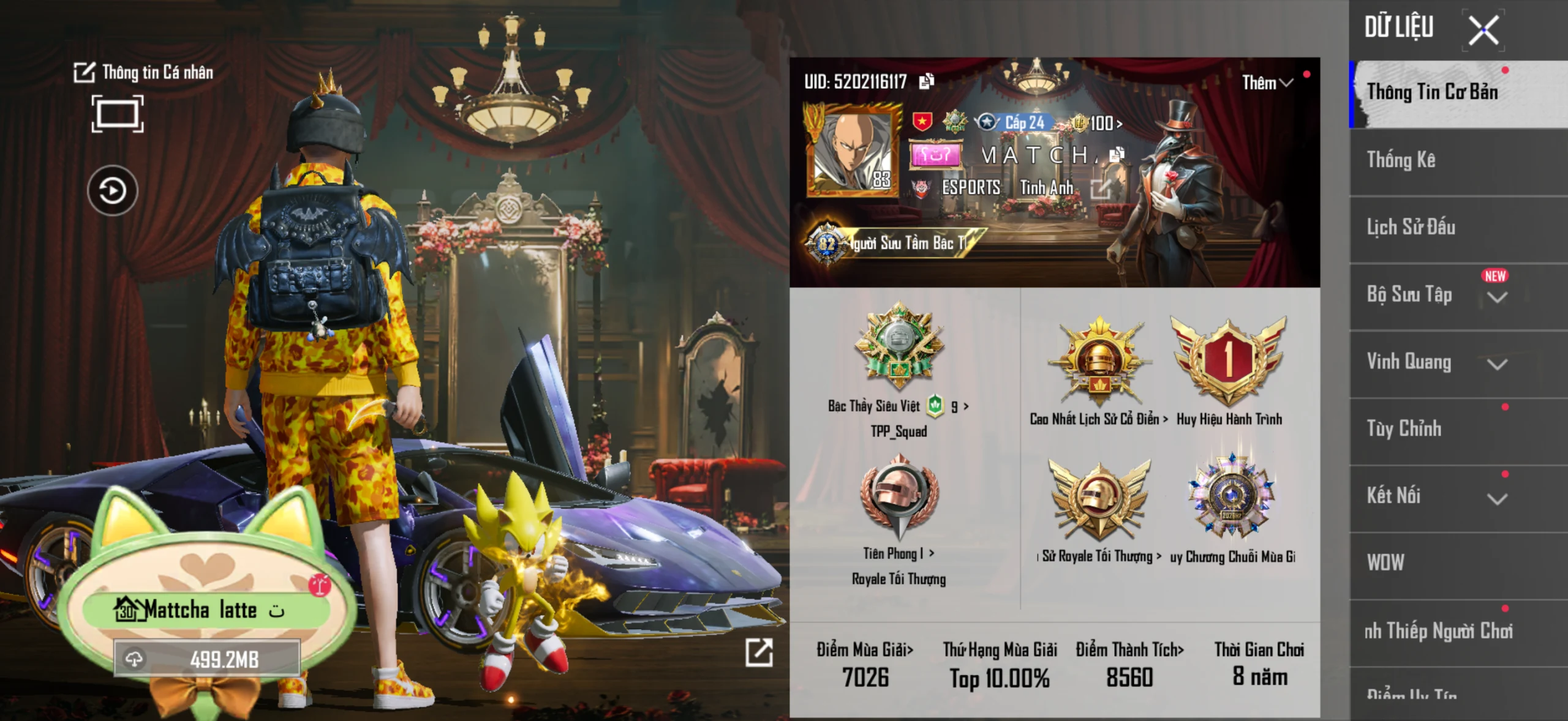 Acc PUBG Mobile mã 54356 - full - balo rơi - mũ gấu - loanh quanh 150đ - ảnh 2