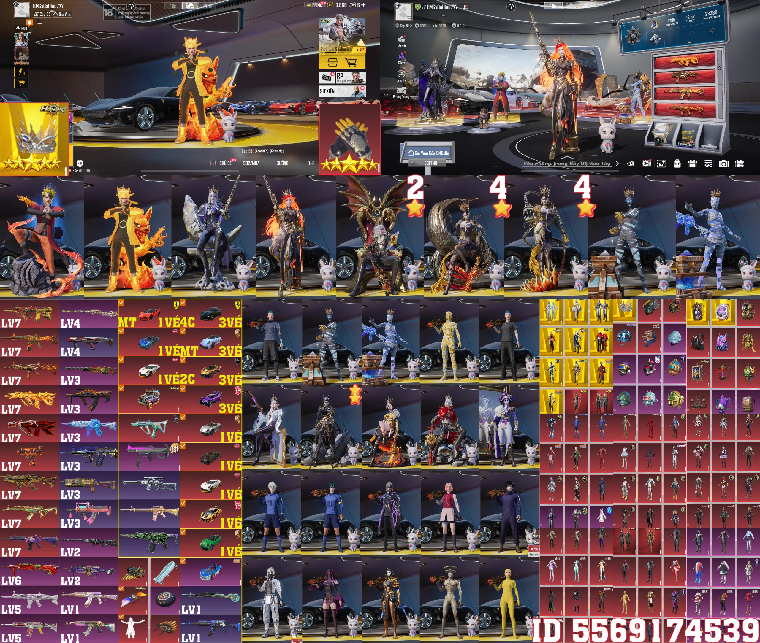 Acc PUBG Mobile mã 59736 - Trường Trần Shop