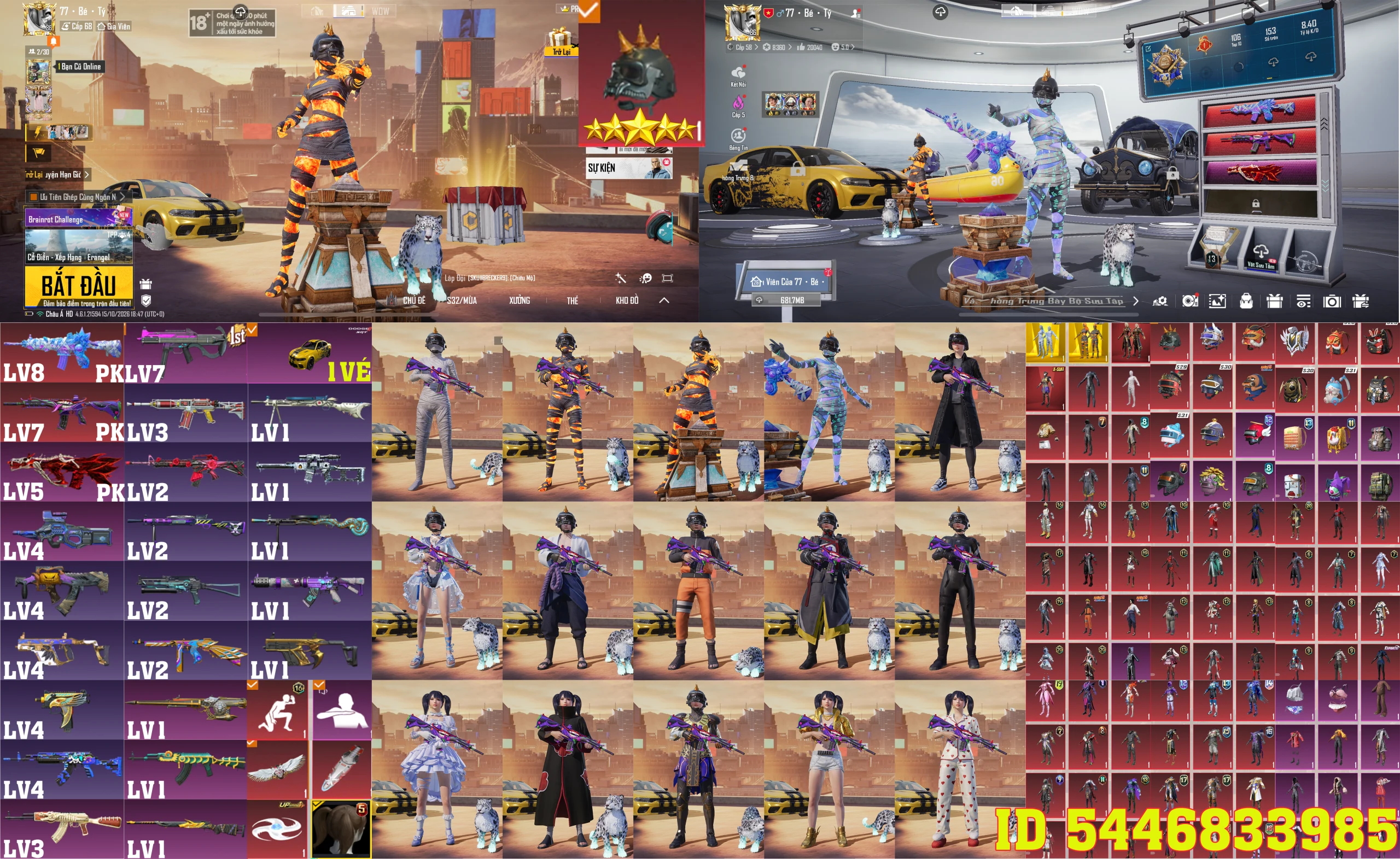 Acc PUBG Mobile mã 59739 - ảnh chính