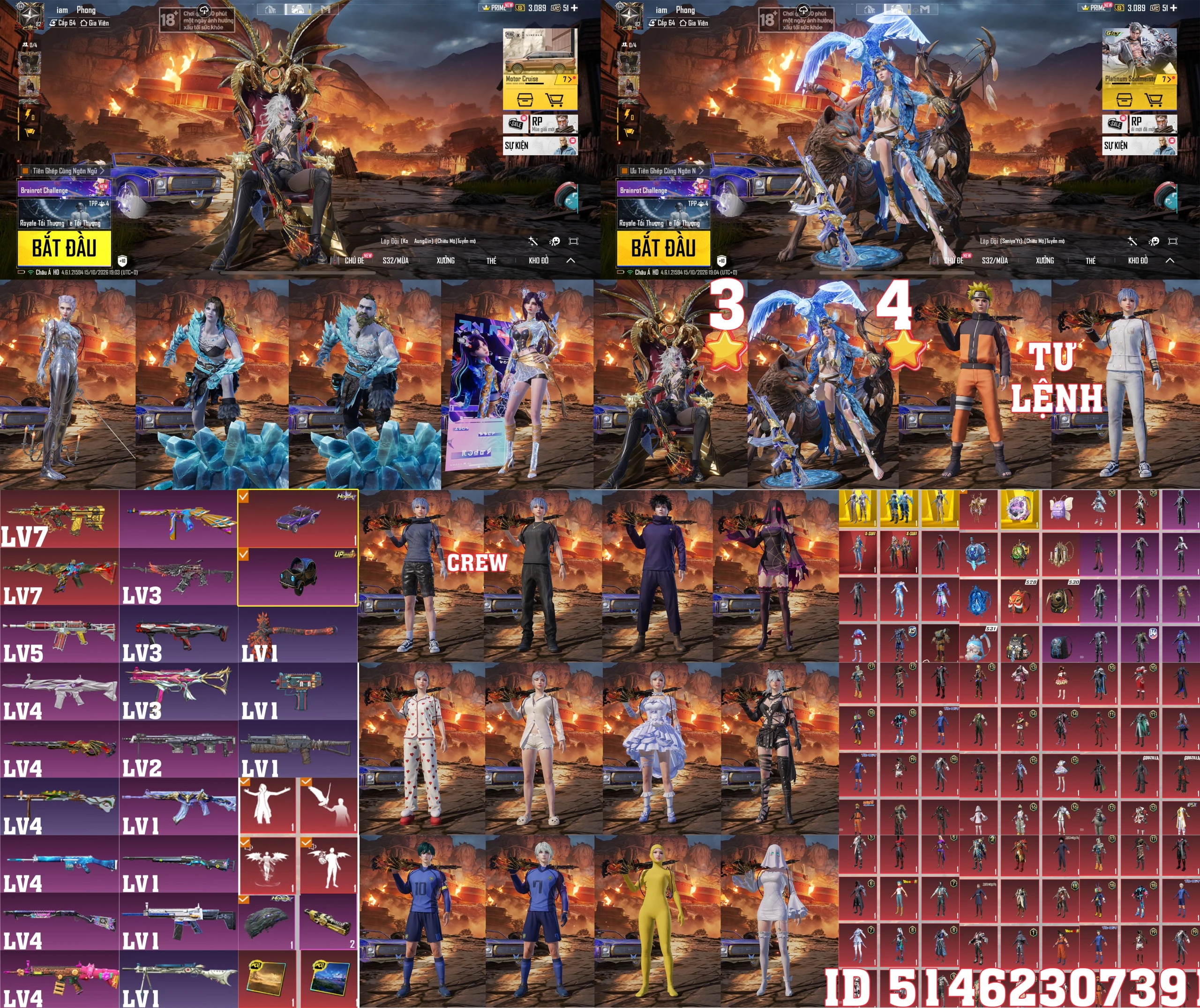 Acc PUBG Mobile mã 60879 - ảnh chính