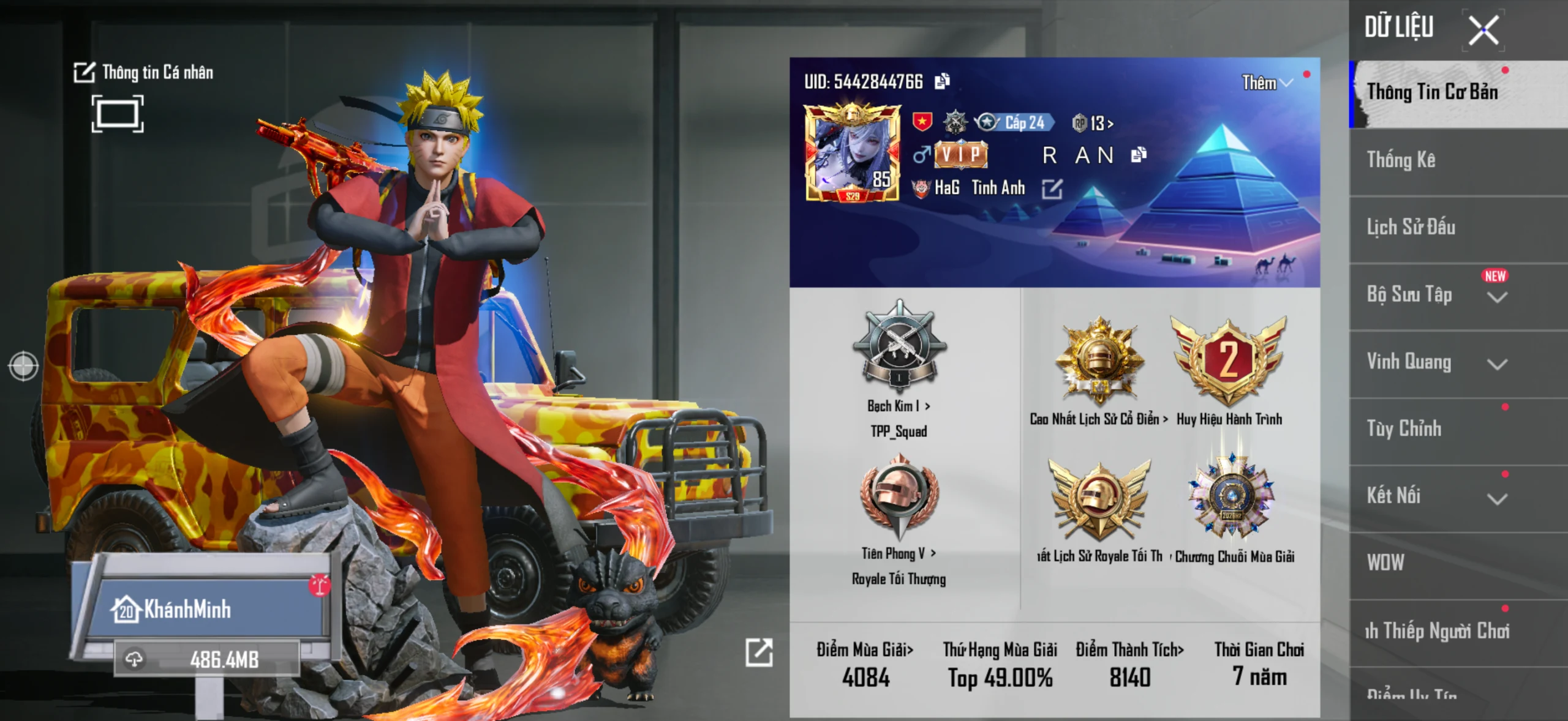 Acc PUBG Mobile mã 61301 - Bape 50% - 38m !!!! - ảnh 2