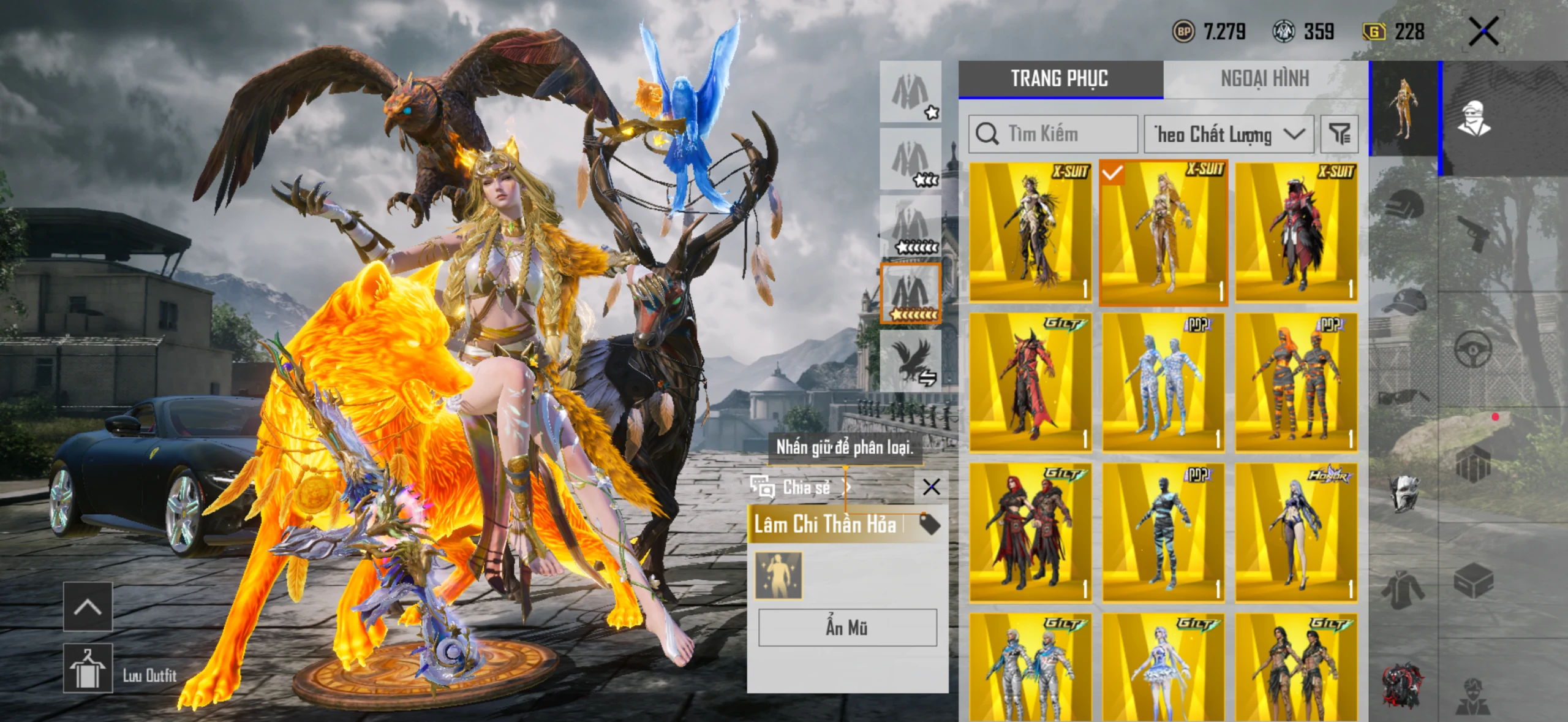 Acc PUBG Mobile mã 61326 - 3x Tiểu Học - Cực phẩm Giáp đẹp - Full Súng mới - ảnh 5