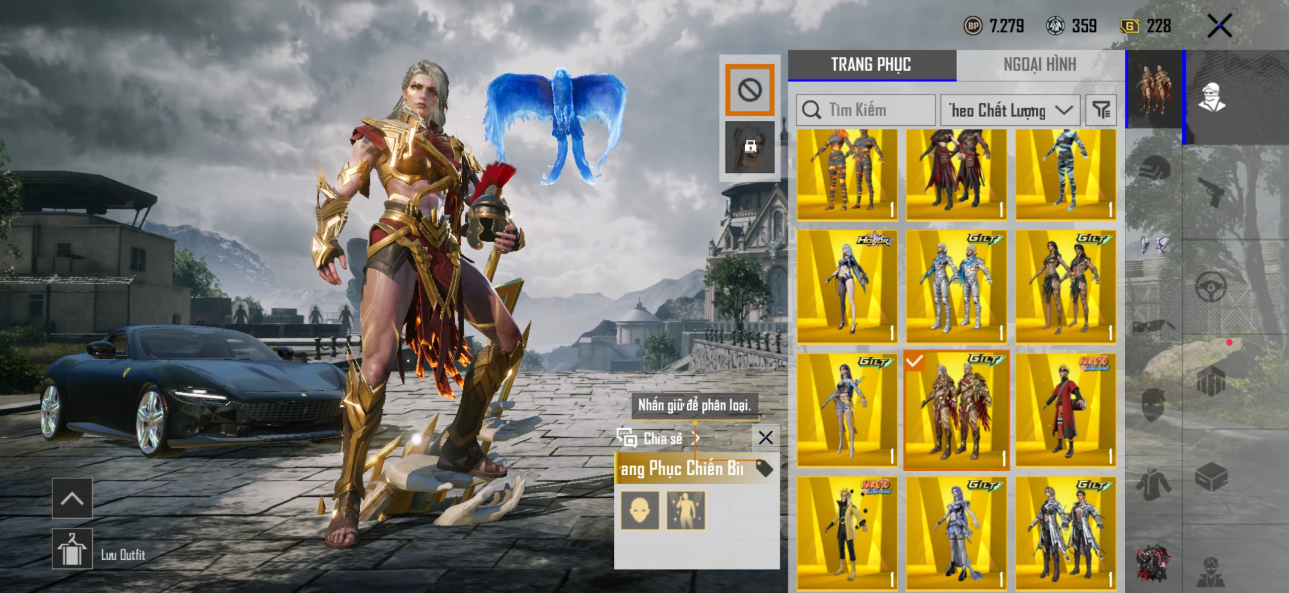 Acc PUBG Mobile mã 61326 - 3x Tiểu Học - Cực phẩm Giáp đẹp - Full Súng mới - ảnh 16