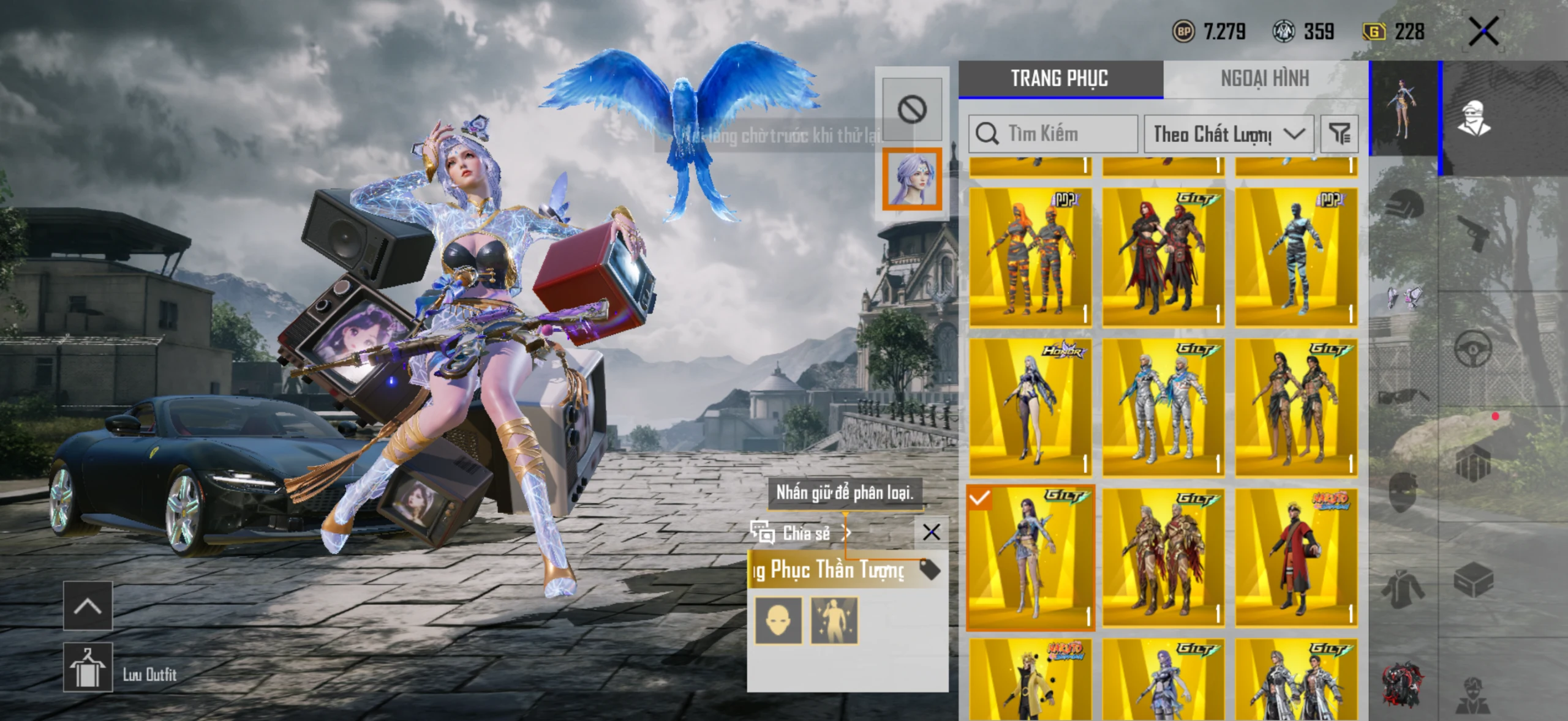 Acc PUBG Mobile mã 61326 - 3x Tiểu Học - Cực phẩm Giáp đẹp - Full Súng mới - ảnh 17