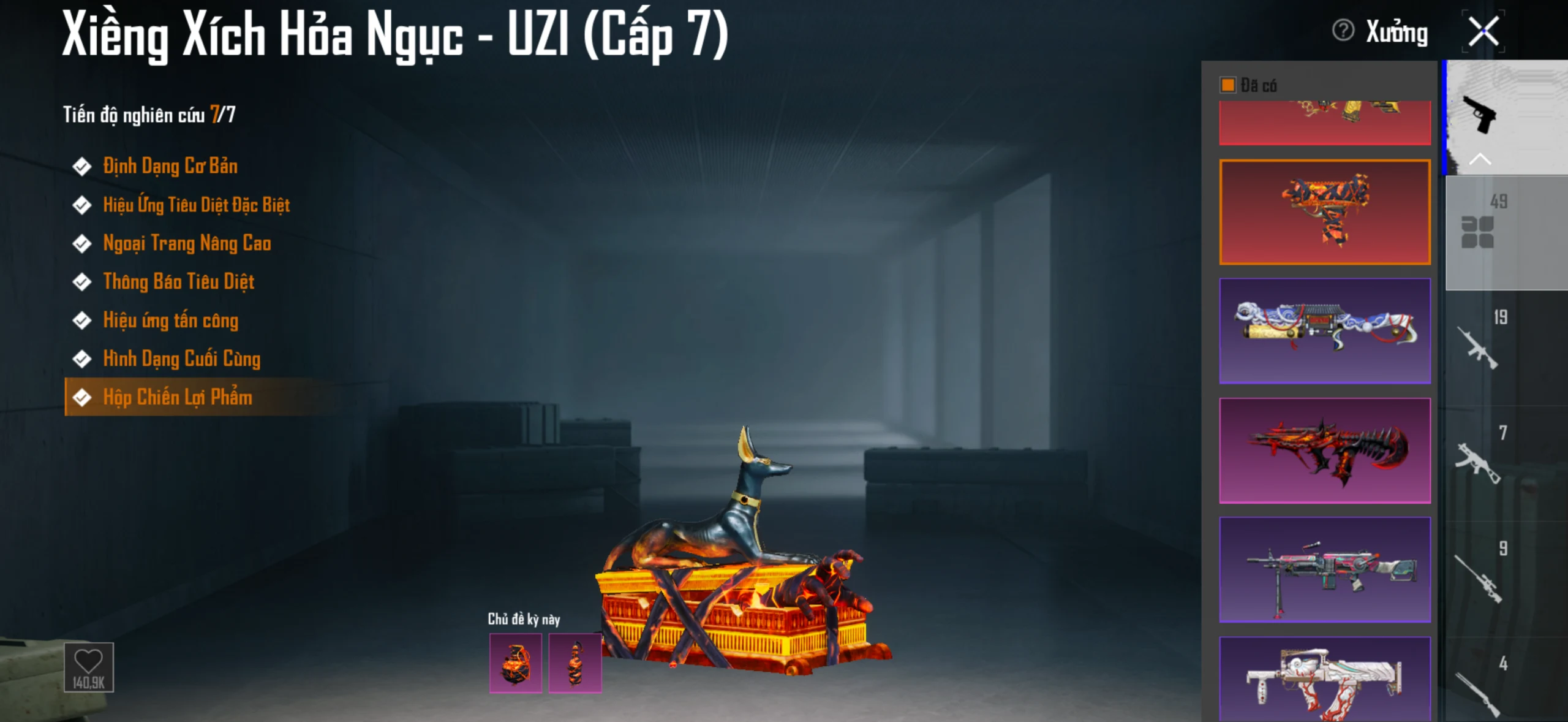 Acc PUBG Mobile mã 61326 - 3x Tiểu Học - Cực phẩm Giáp đẹp - Full Súng mới - ảnh 42