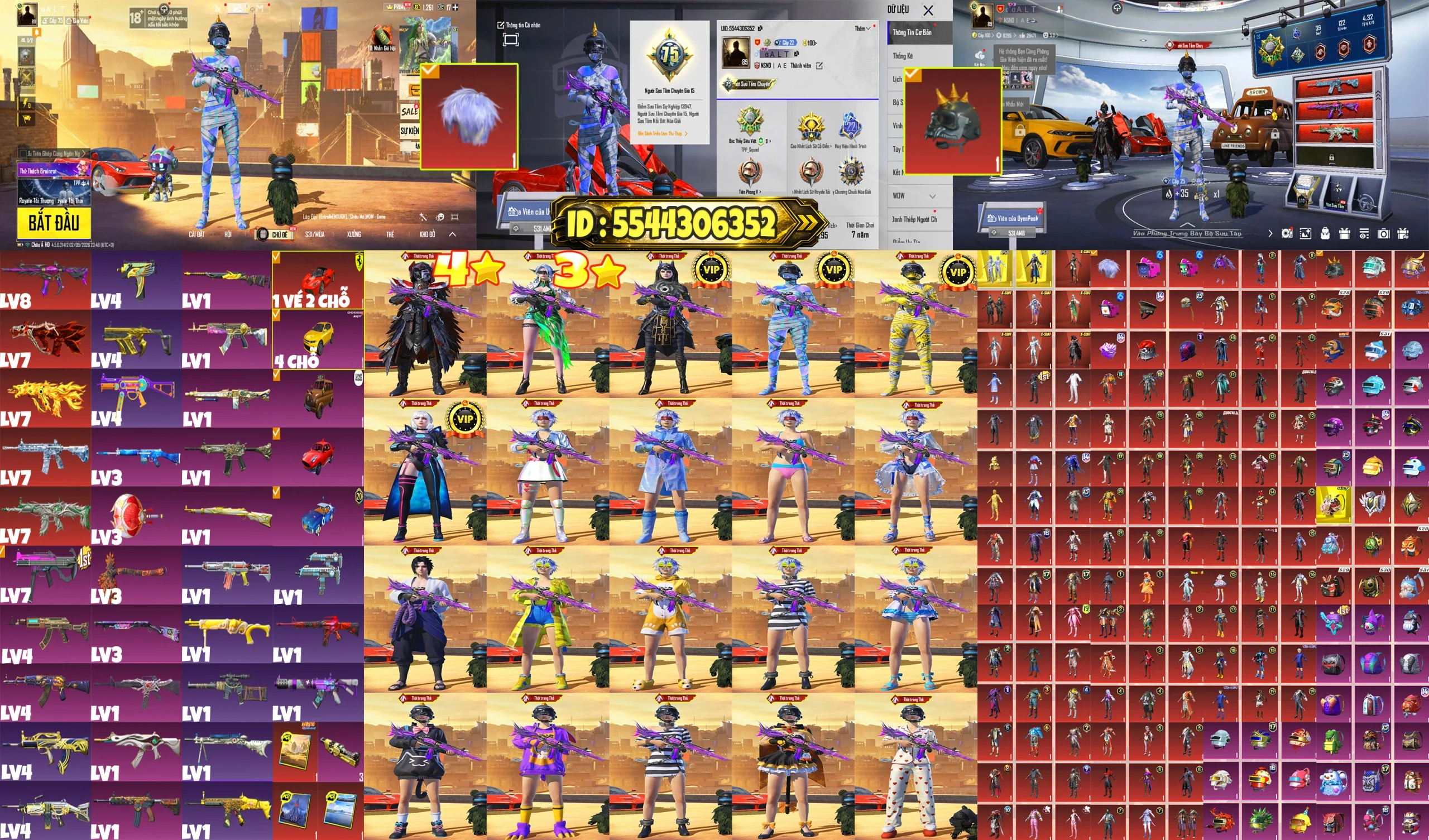 Acc PUBG Mobile mã 61362 - Trường Trần Shop