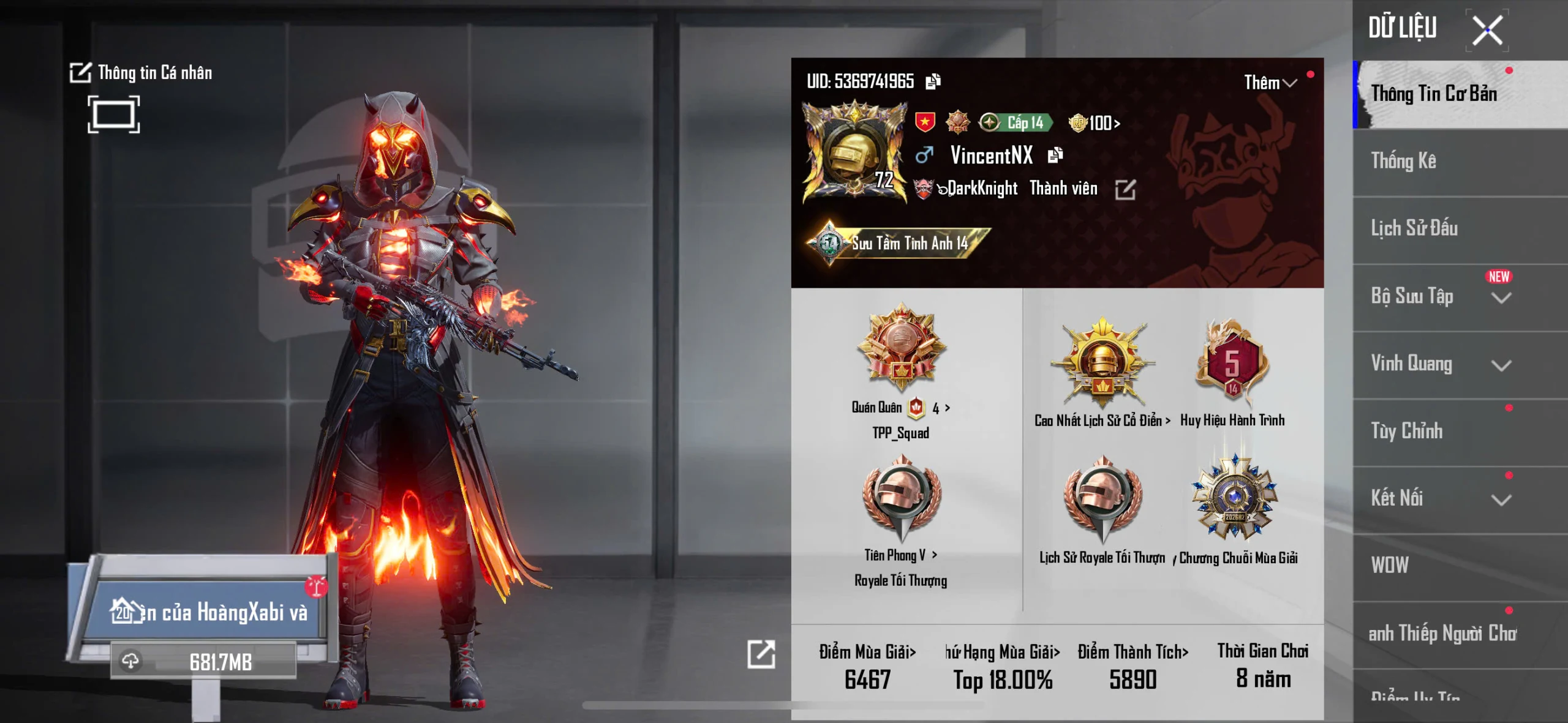 Acc PUBG Mobile mã 62006 - ảnh 2