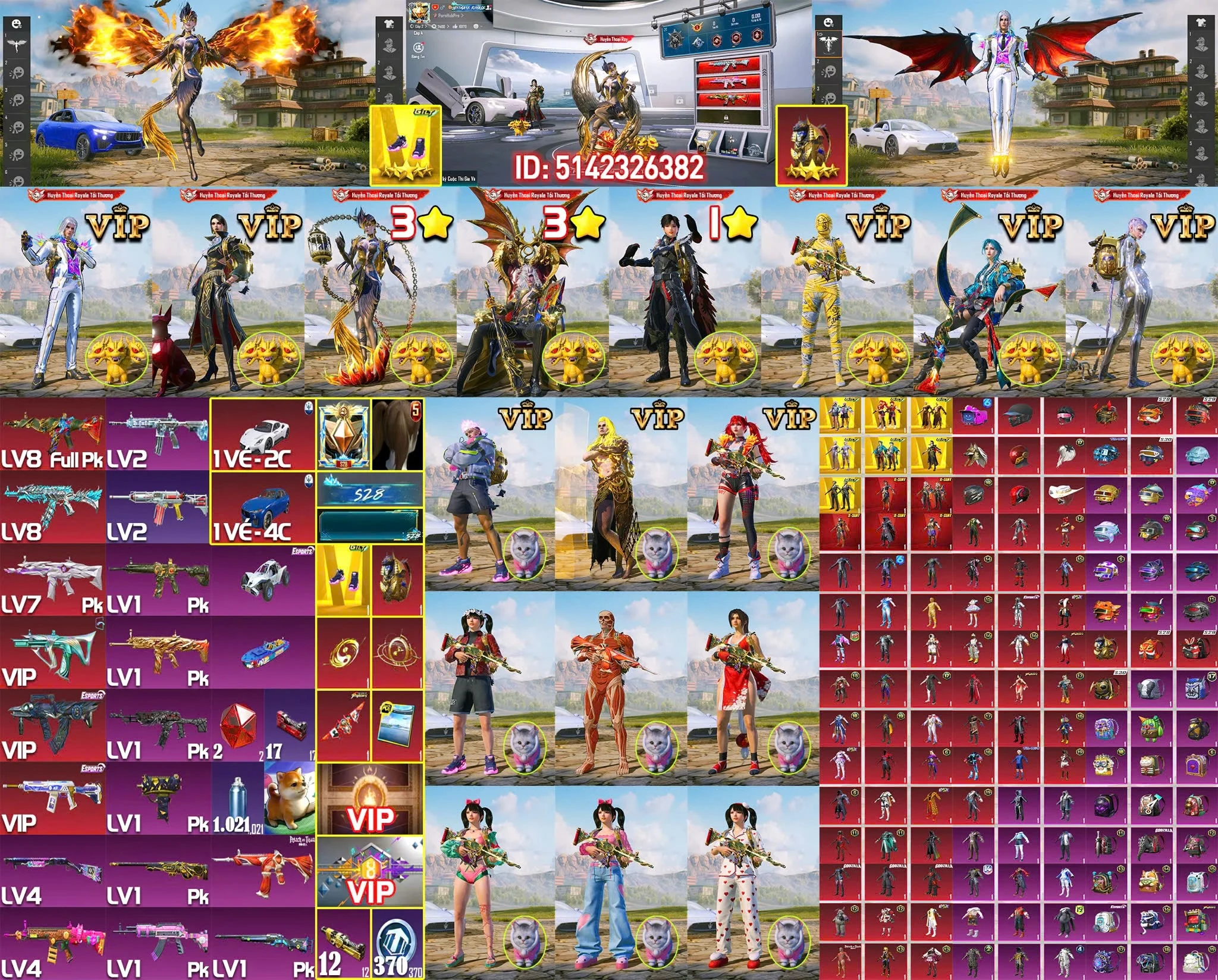 Acc PUBG Mobile mã 65020 - ảnh chính