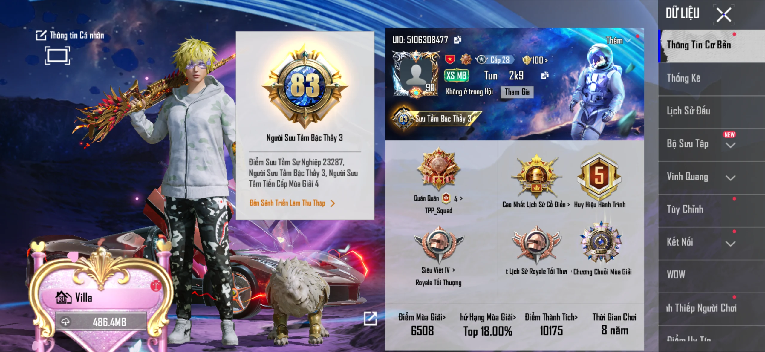 Acc PUBG Mobile mã 65794 - Bape Trắng - 12x - sảnh FE - ảnh 2