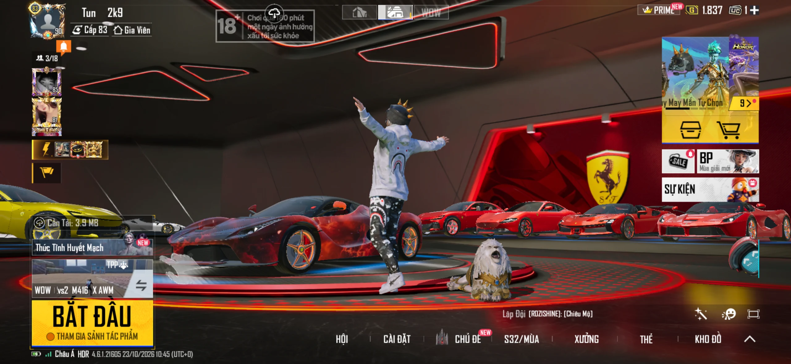 Acc PUBG Mobile mã 65794 - Bape Trắng - 12x - sảnh FE - ảnh 3