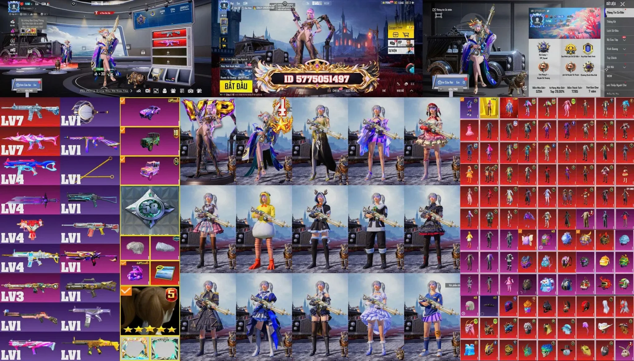 Acc PUBG Mobile mã 66083 - ảnh chính