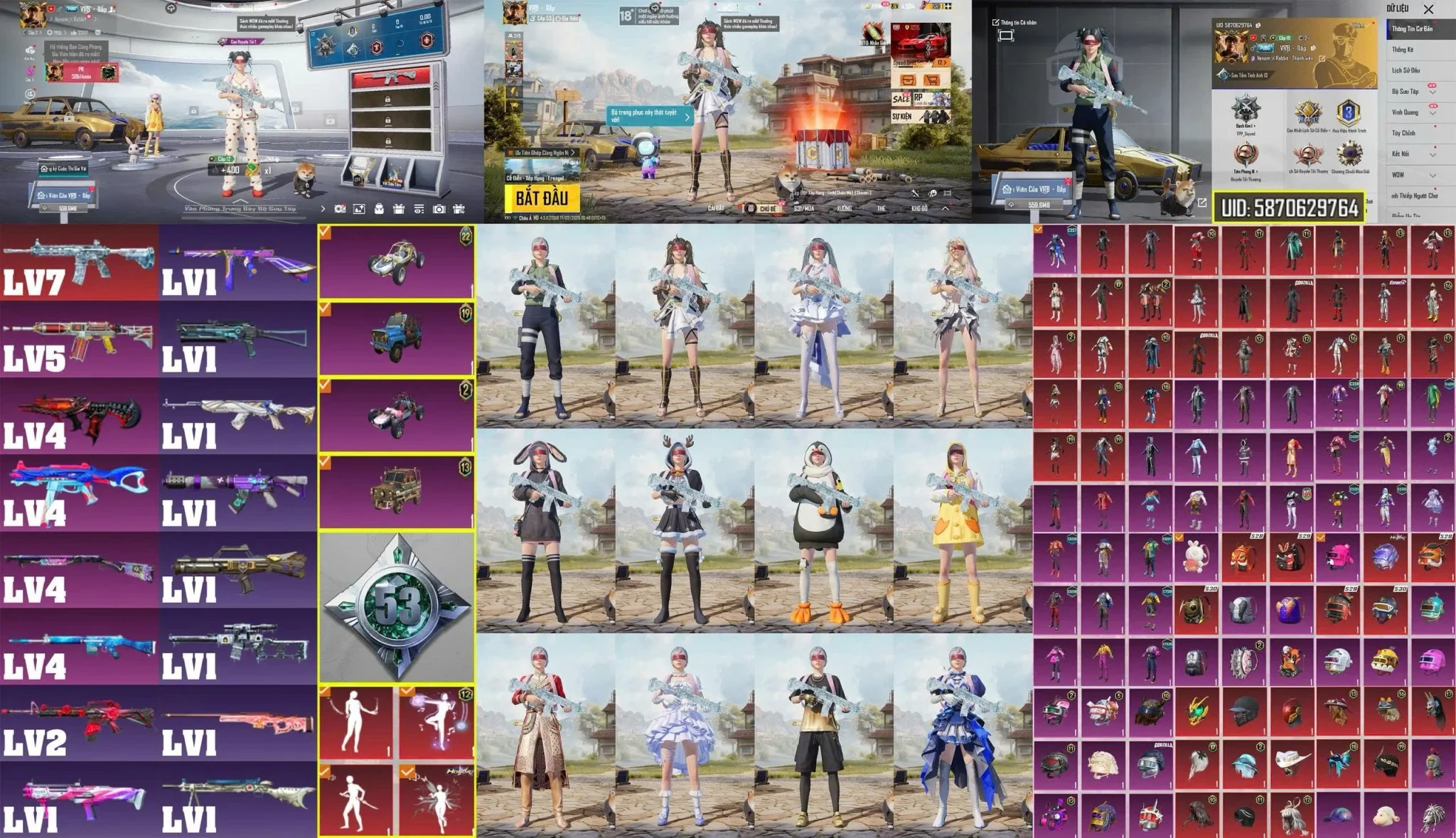Acc PUBG Mobile mã 67306 - ảnh chính