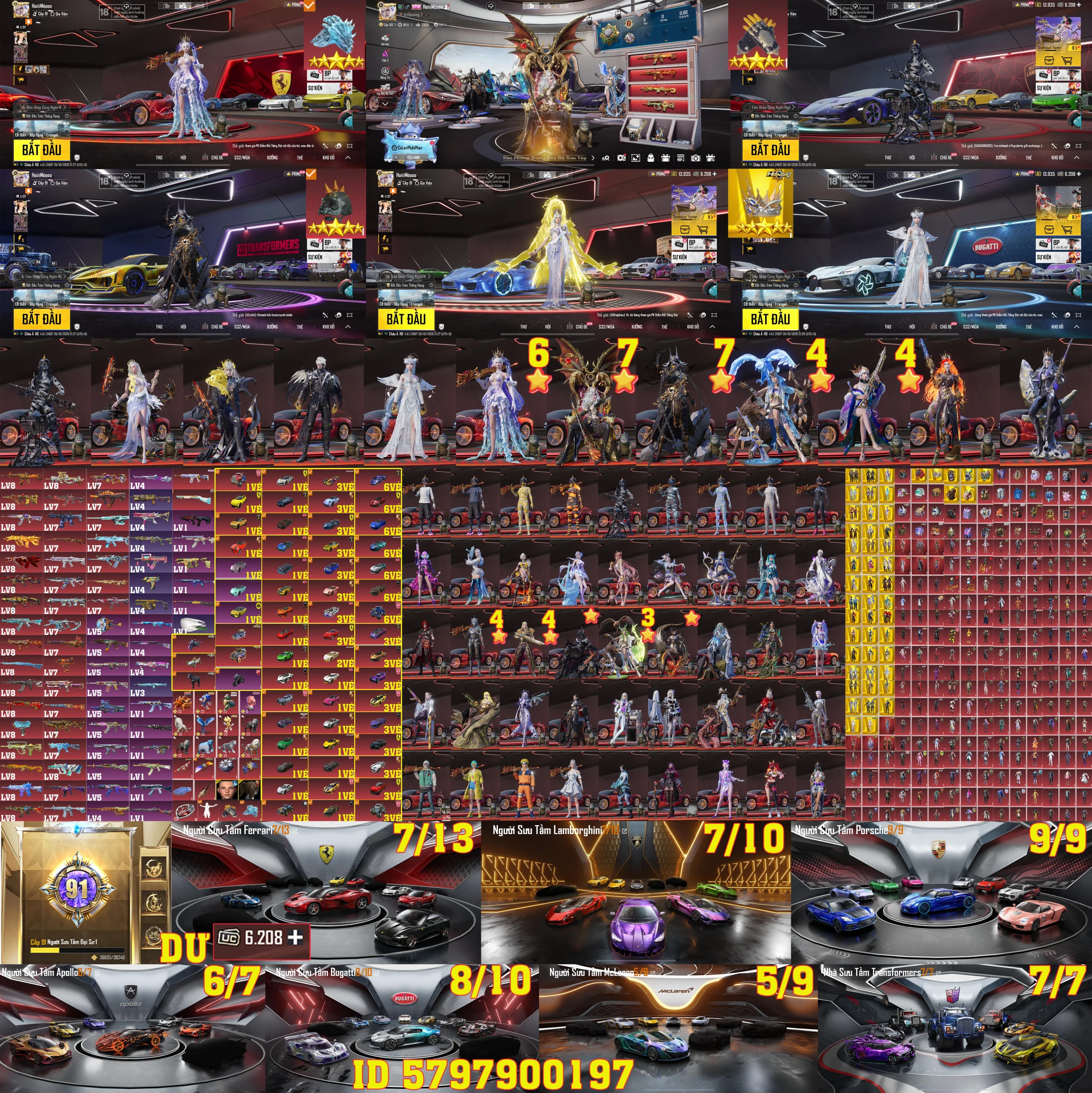Acc PUBG Mobile mã 66023 - Trường Trần Shop