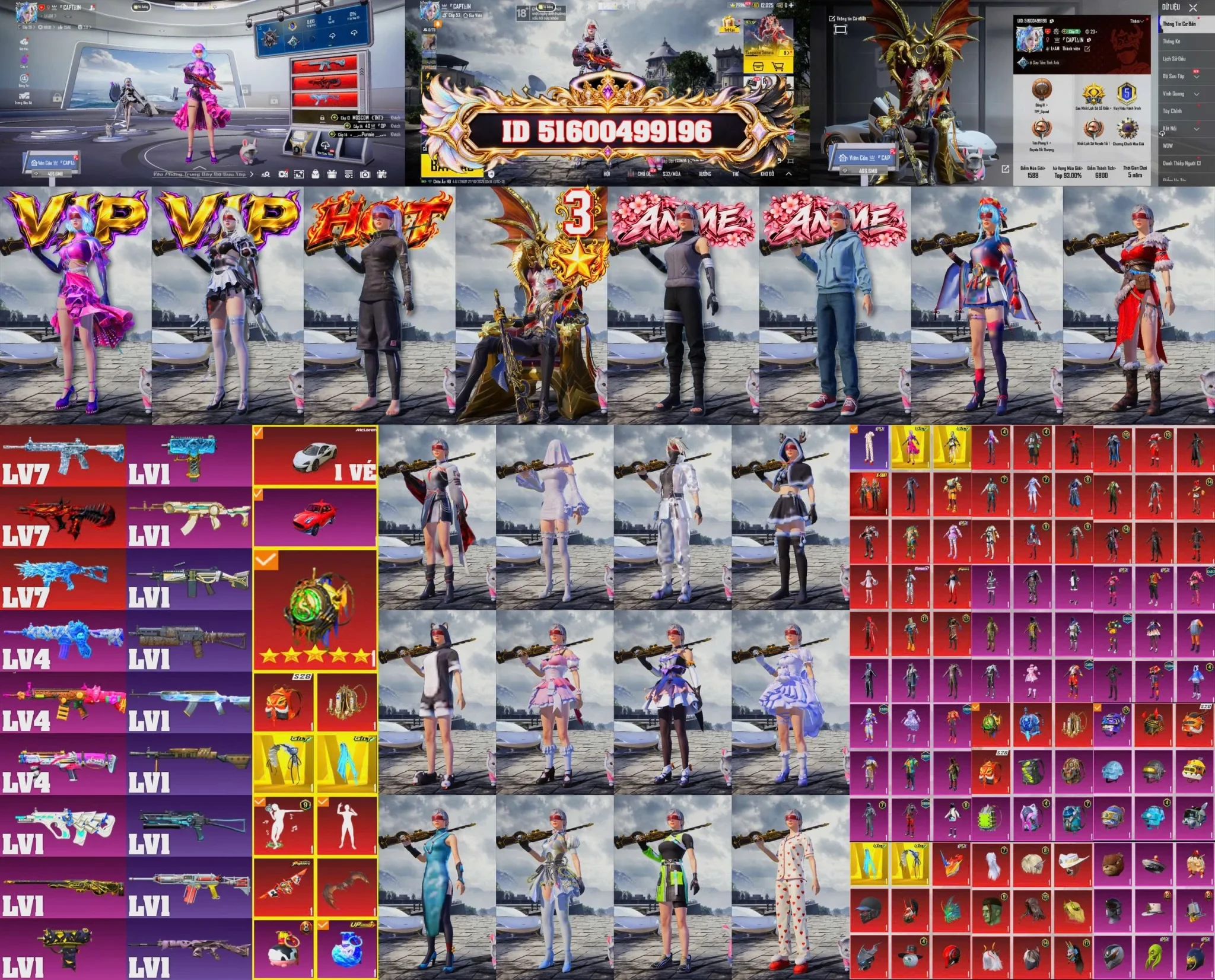 Acc PUBG Mobile mã 68051 - ảnh chính