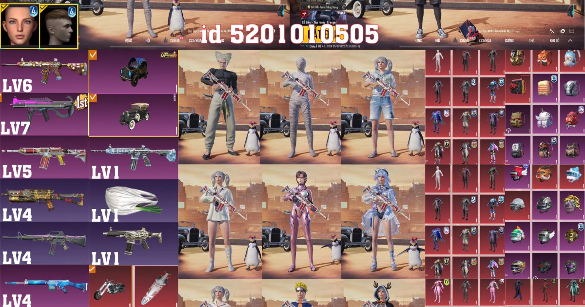 Acc PUBG Mobile mã 55962 - ảnh chính