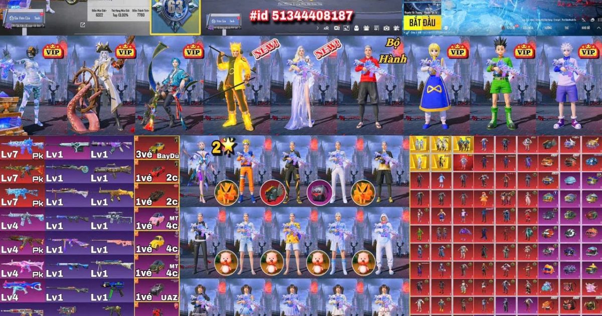 Acc PUBG Mobile mã 57732 - ảnh chính