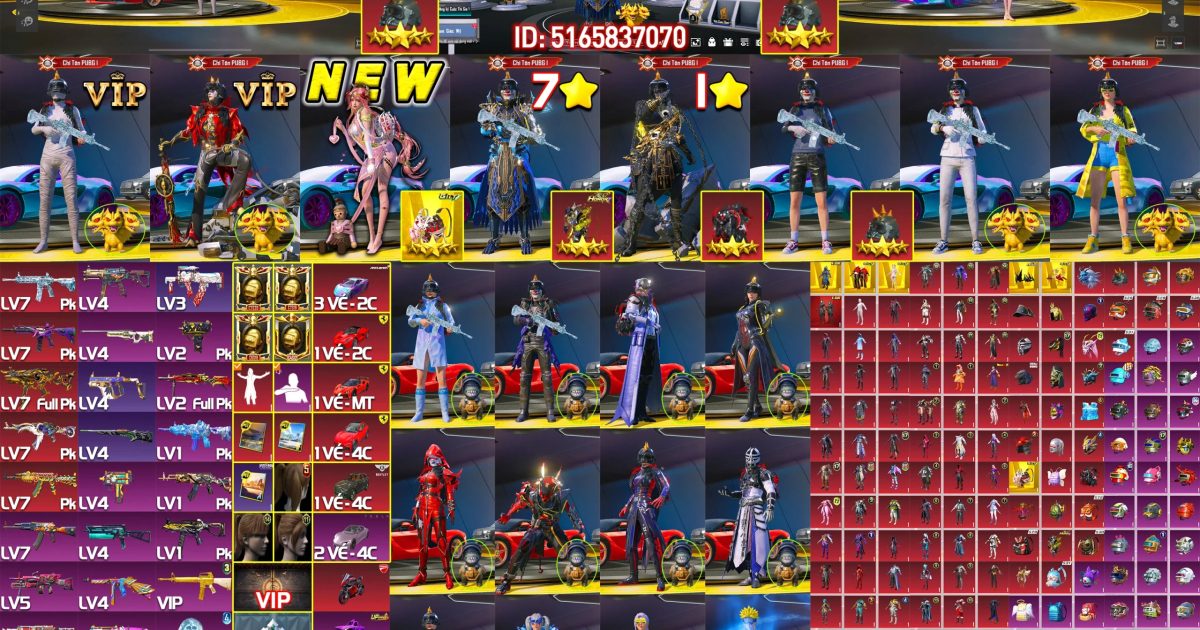 Acc PUBG Mobile mã 58898 - ảnh chính