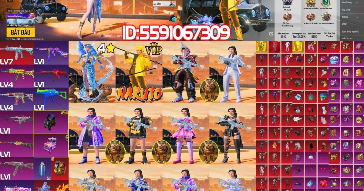 Acc PUBG Mobile mã 59062 - ảnh chính