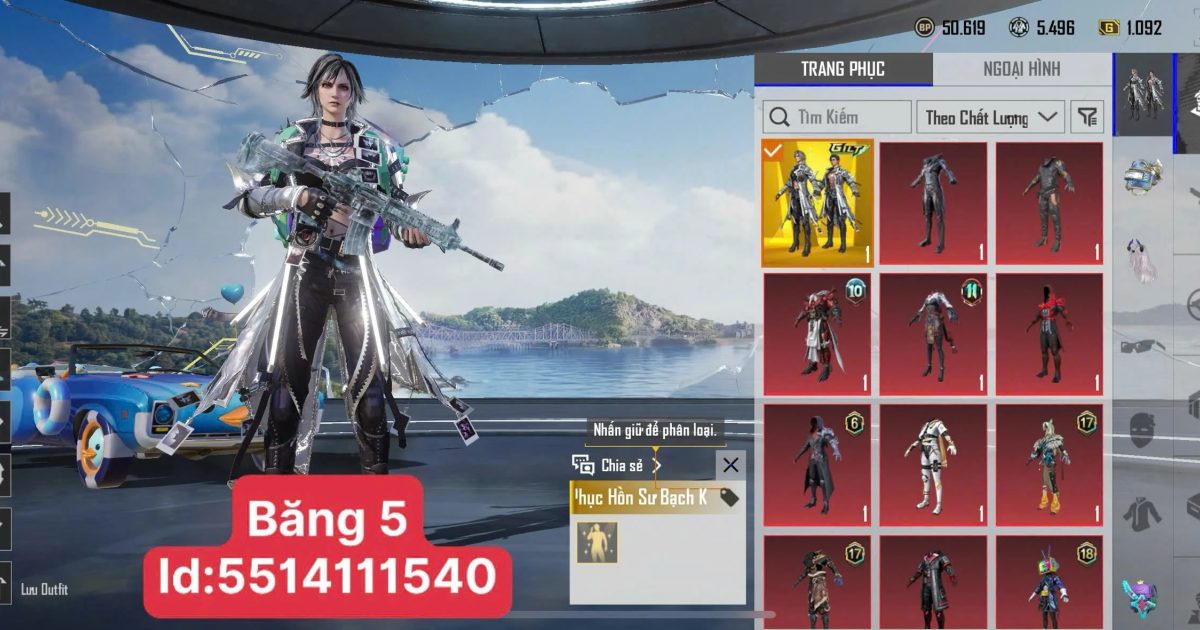Acc PUBG Mobile mã 59121 - ảnh chính