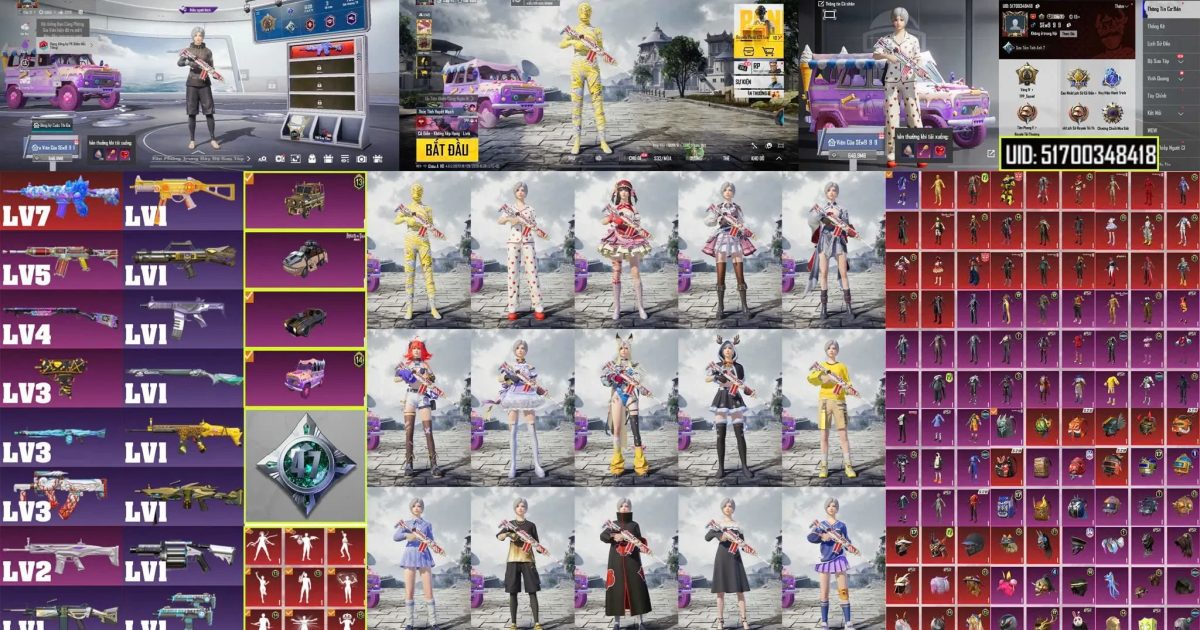 Acc PUBG Mobile mã 60514 - ảnh chính