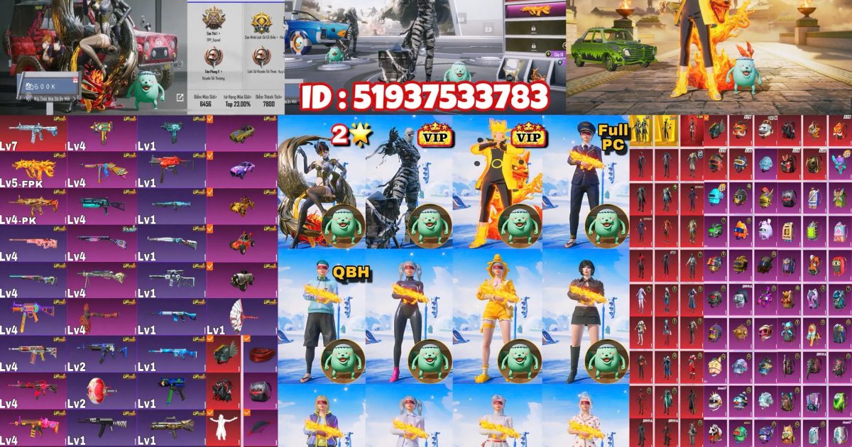 Acc PUBG Mobile mã 61062 - ảnh chính