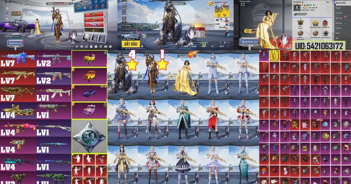 Acc PUBG Mobile mã 61178 - ảnh chính