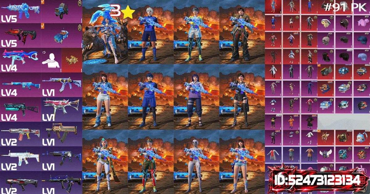 Acc PUBG Mobile mã 61268 - ảnh chính
