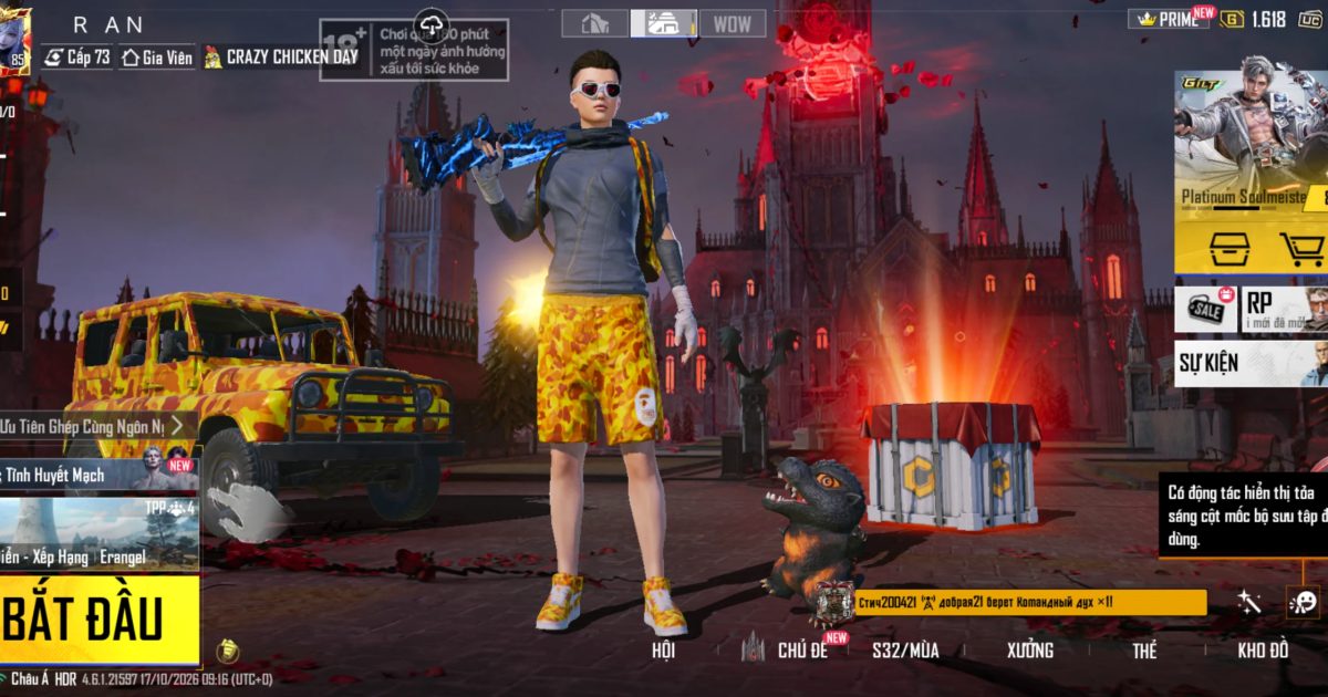 Acc PUBG Mobile mã 61301 - Bape 50% - 38m !!!! - ảnh chính