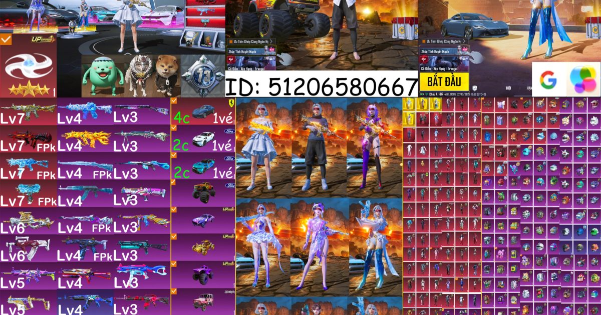 Acc PUBG Mobile mã 61765 - ảnh chính