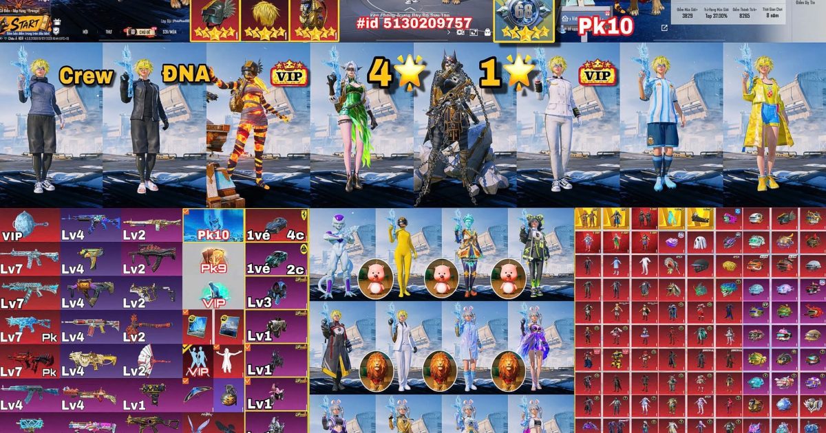 Acc PUBG Mobile mã 61833 - ảnh chính