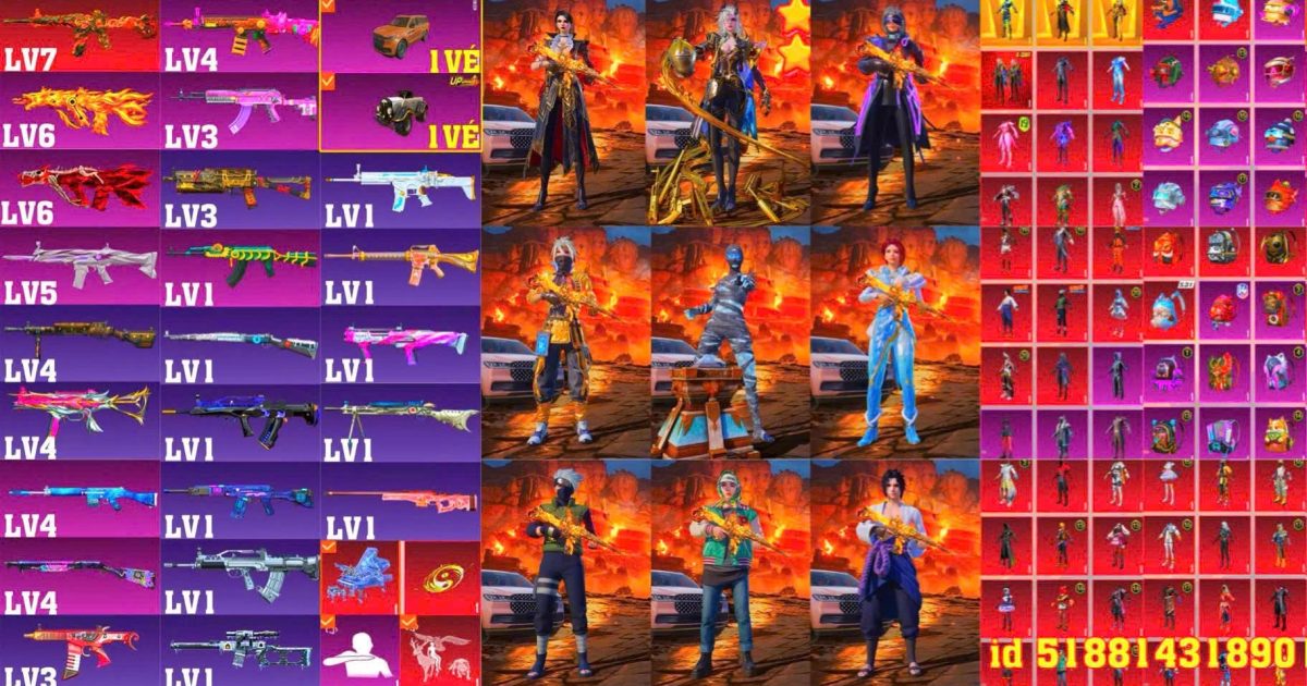 Acc PUBG Mobile mã 63054 - ảnh chính