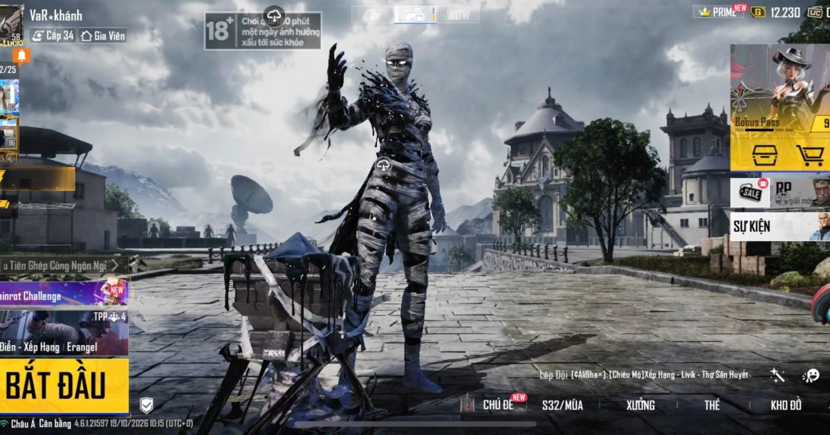 Acc PUBG Mobile mã 63089 - ảnh chính
