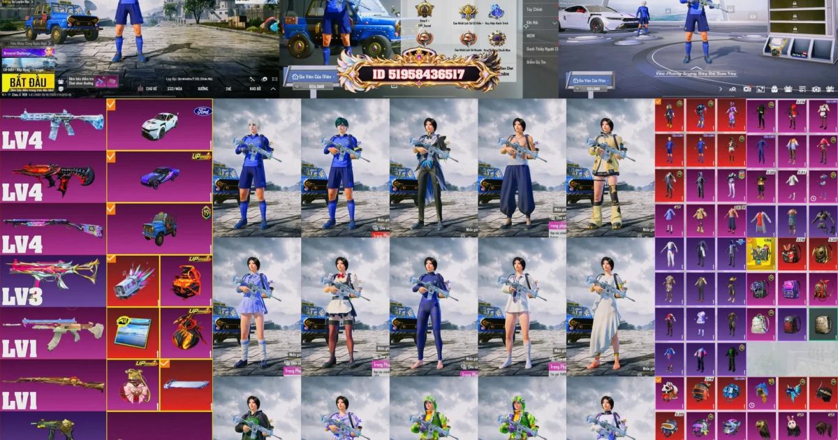 Acc PUBG Mobile mã 64001 - ảnh chính