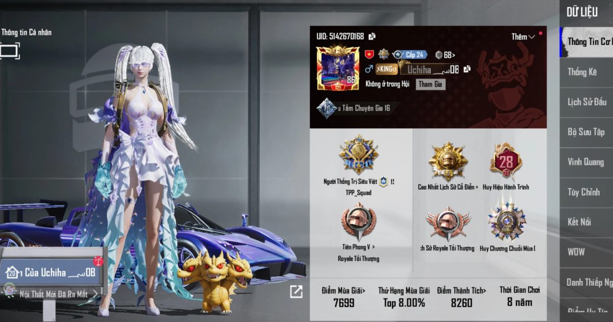 Acc PUBG Mobile mã 64893 - ảnh chính