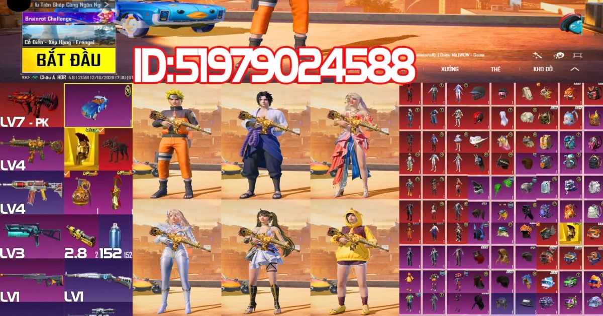 Acc PUBG Mobile mã 64977 - ảnh chính