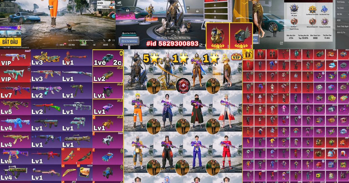 Acc PUBG Mobile mã 65365 - ảnh chính