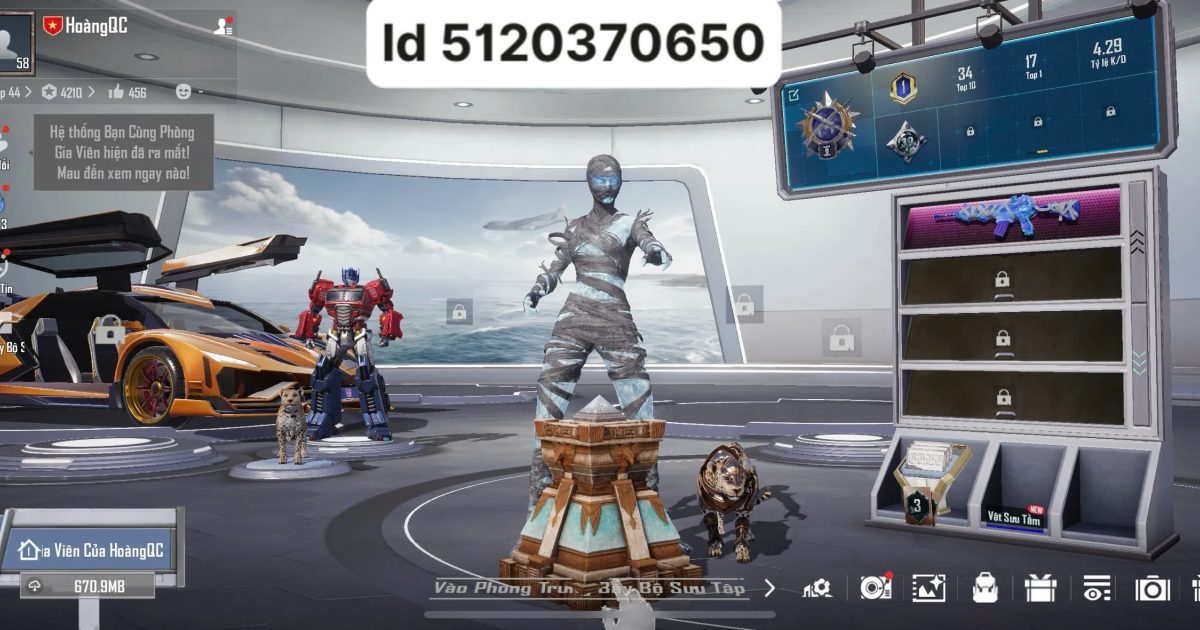 Acc PUBG Mobile mã 65371 - ảnh chính