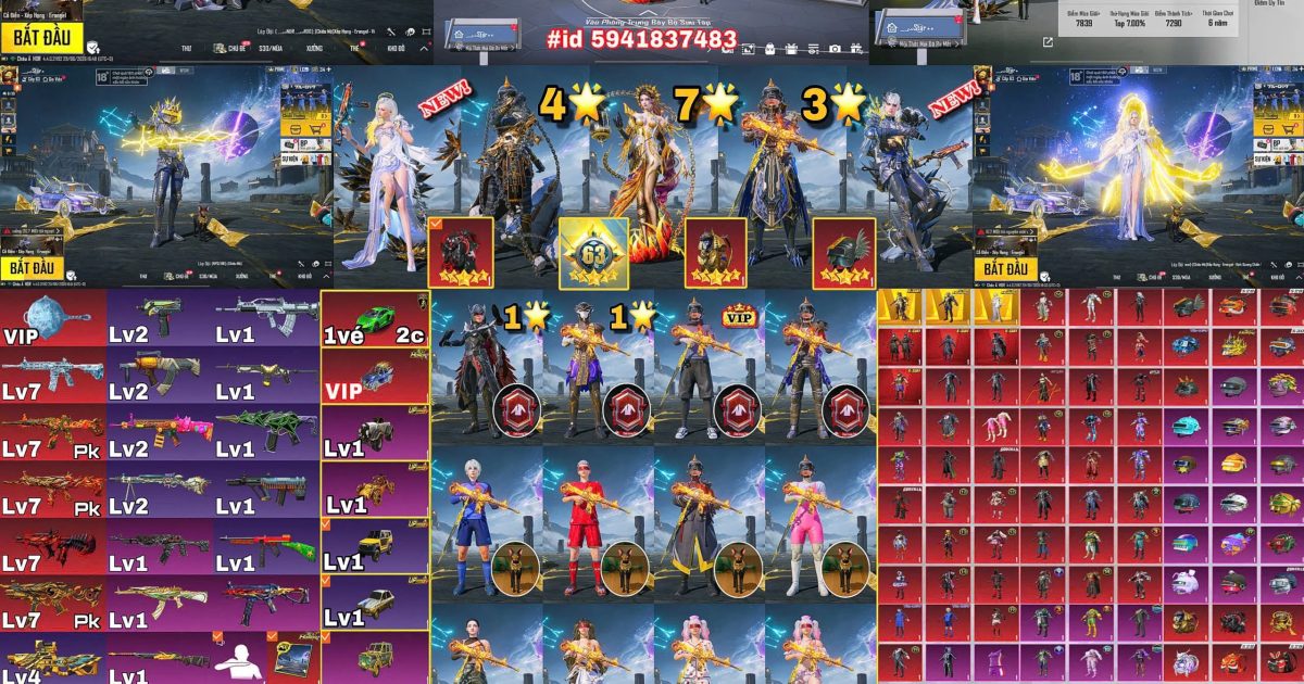 Acc PUBG Mobile mã 65580 - ảnh chính