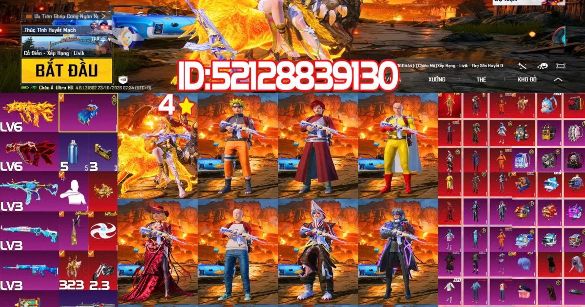 Acc PUBG Mobile mã 65744 - ảnh chính