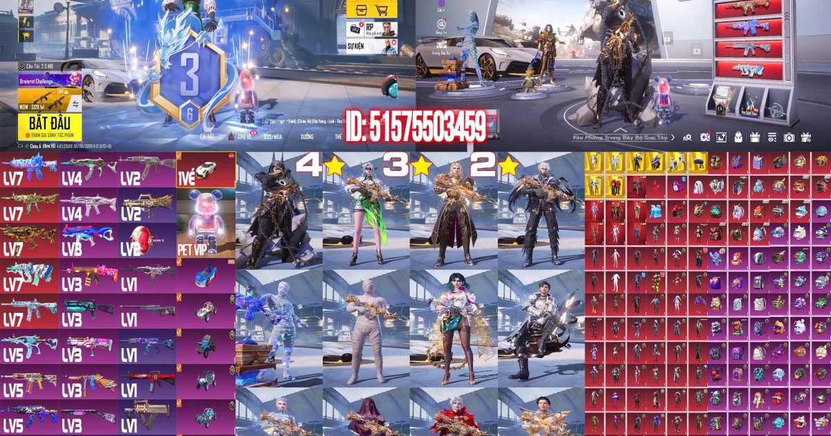 Acc PUBG Mobile mã 65756 - ảnh chính