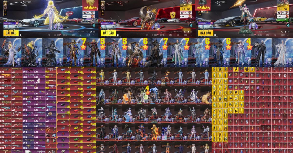 Acc PUBG Mobile mã 65784 - 3 Sảnh FE - Lambo - Bugati - Loanh Quanh 150đ - ảnh chính