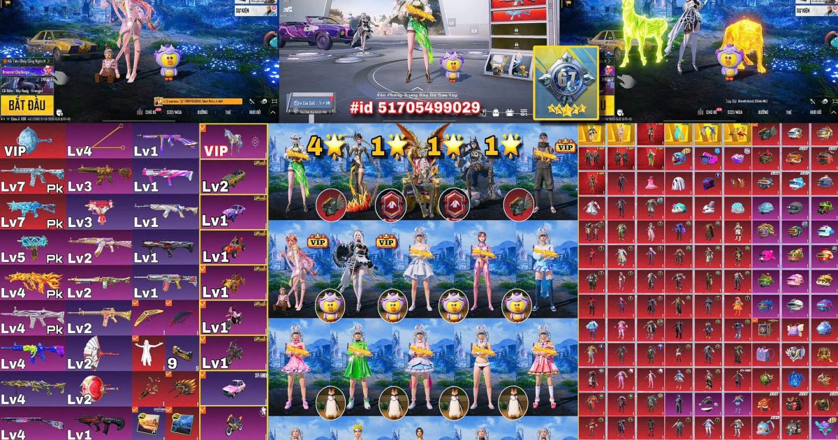 Acc PUBG Mobile mã 65804 - ảnh chính