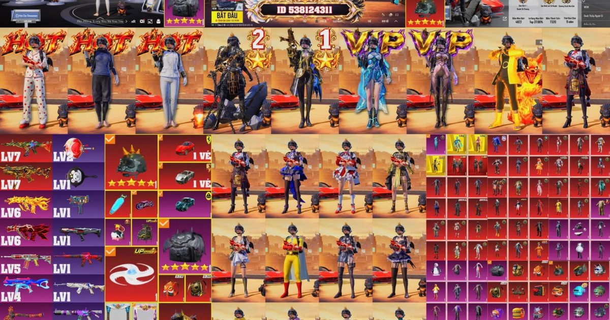 Acc PUBG Mobile mã 65810 - ảnh chính