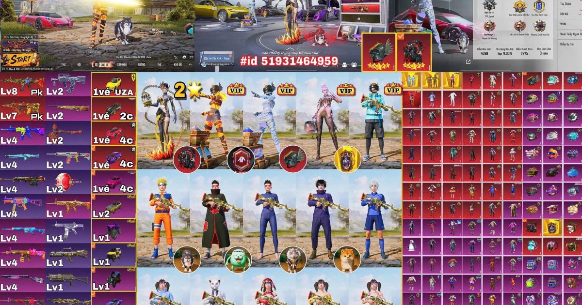 Acc PUBG Mobile mã 65876 - ảnh chính
