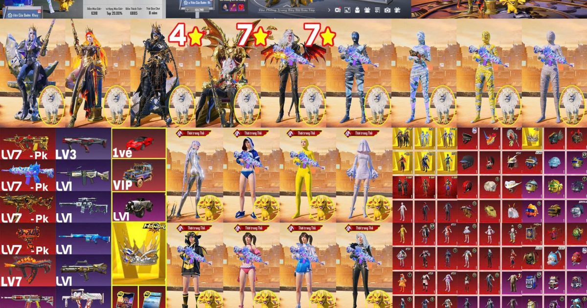 Acc PUBG Mobile mã 65927 - ảnh chính