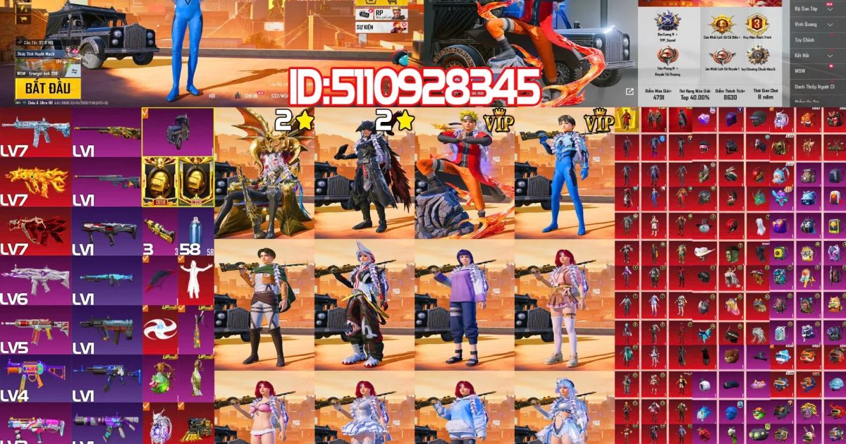 Acc PUBG Mobile mã 66405 - ảnh chính