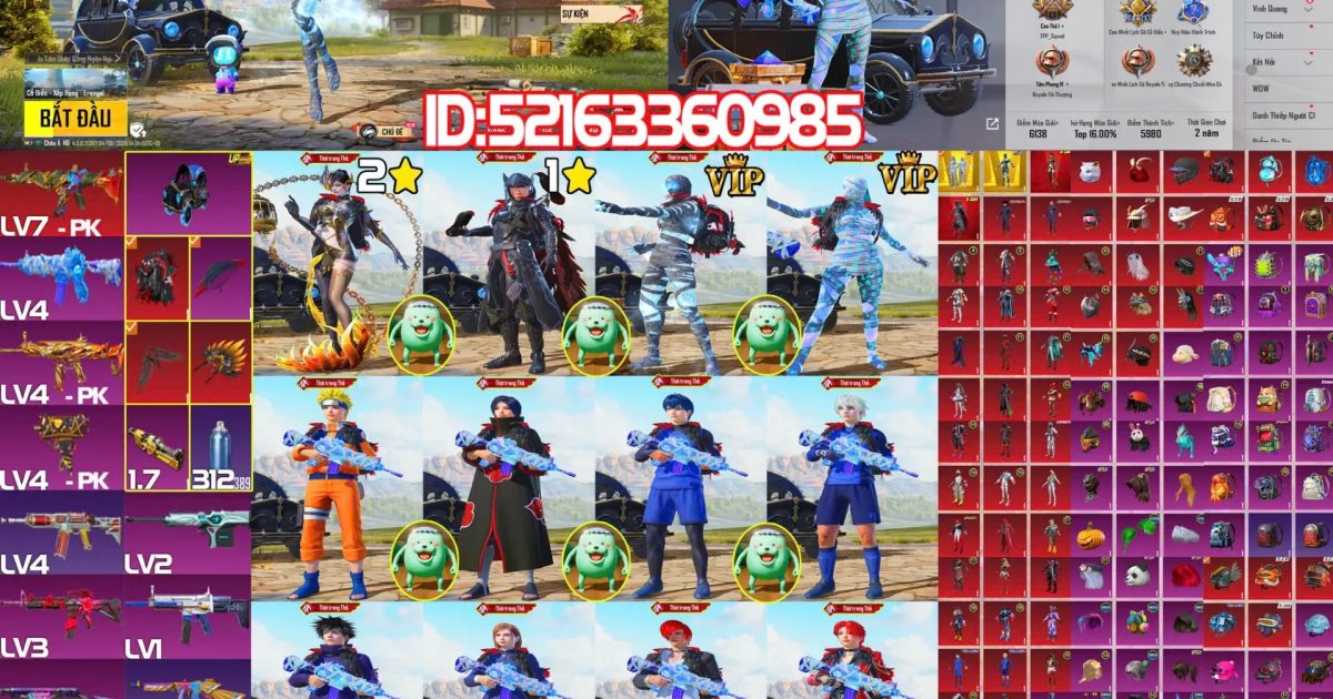 Acc PUBG Mobile mã 66410 - ảnh chính