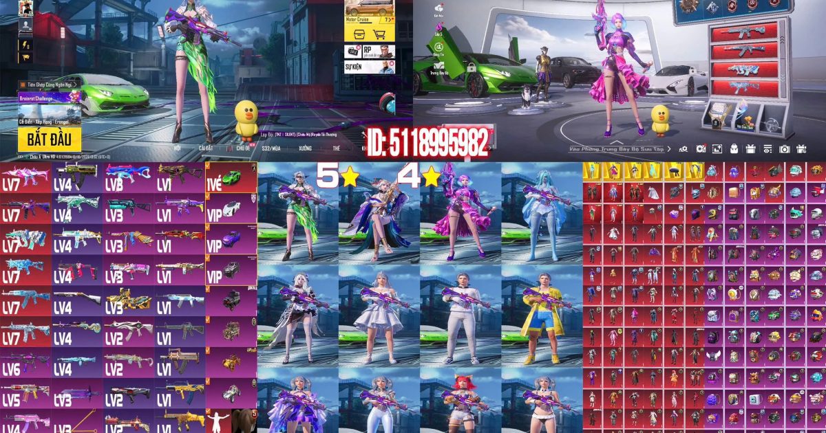 Acc PUBG Mobile mã 66454 - ảnh chính