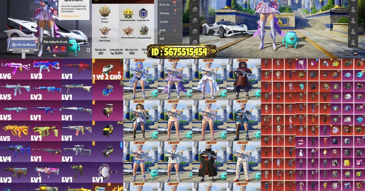 Acc PUBG Mobile mã 66721 - ảnh chính